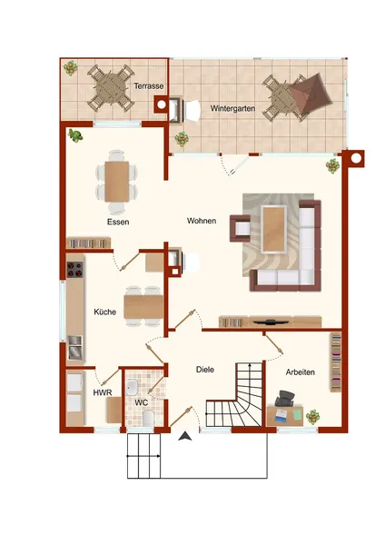 Grundriss Erdgeschoss