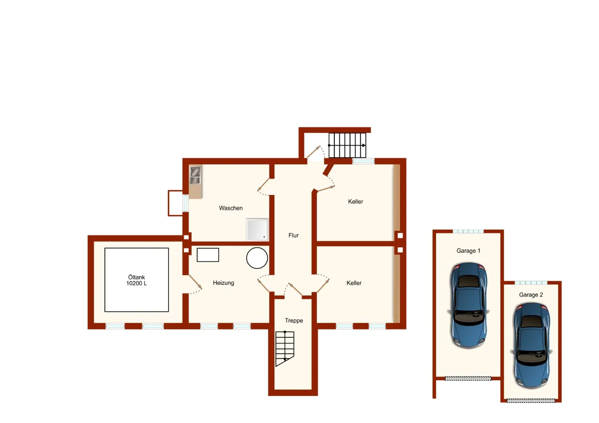 Grundriss Kellergeschoss