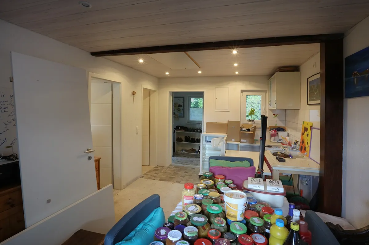 Anbau Bungalow: Wohnen/Kochen
