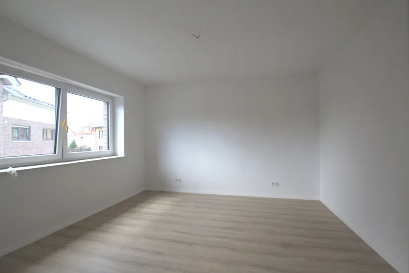 Schlafzimmer ohne Mobiliar