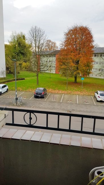 Blick vom Balkon
