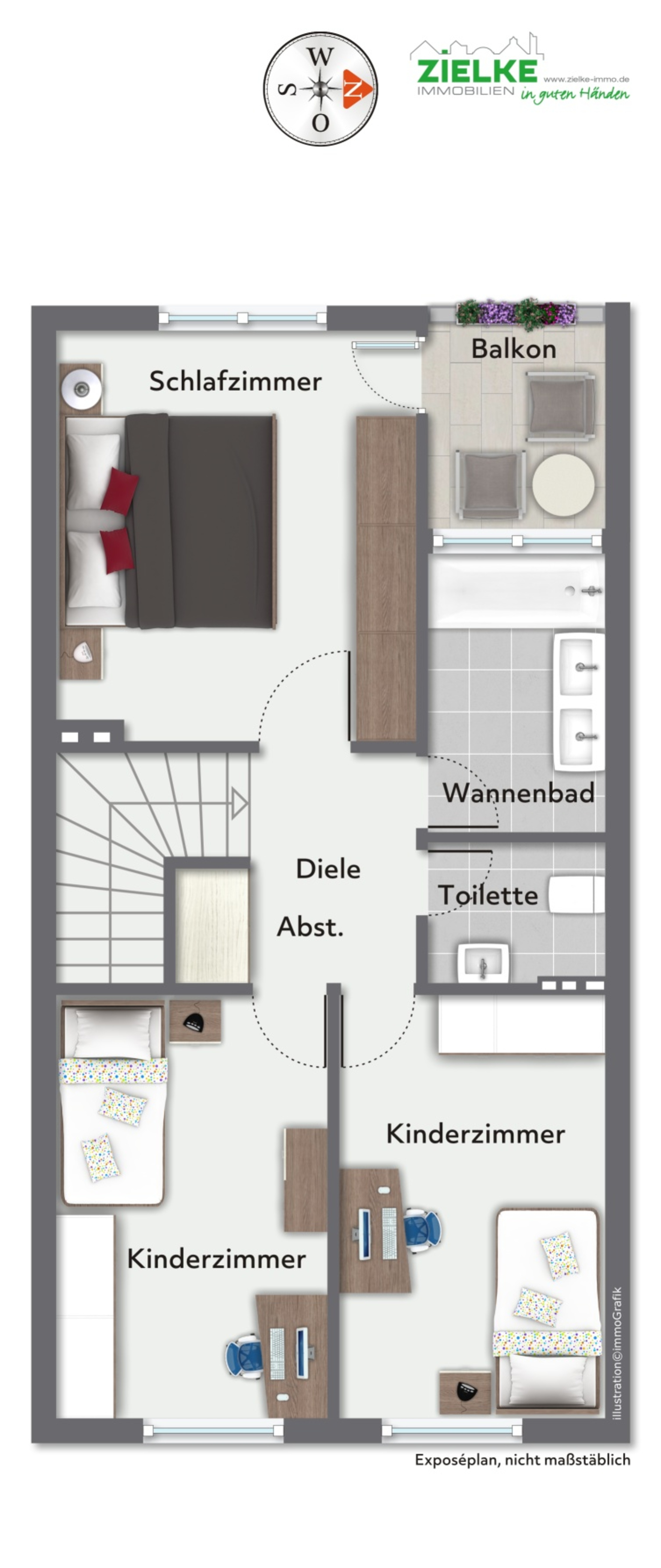 Grundriss Schlafgeschoss