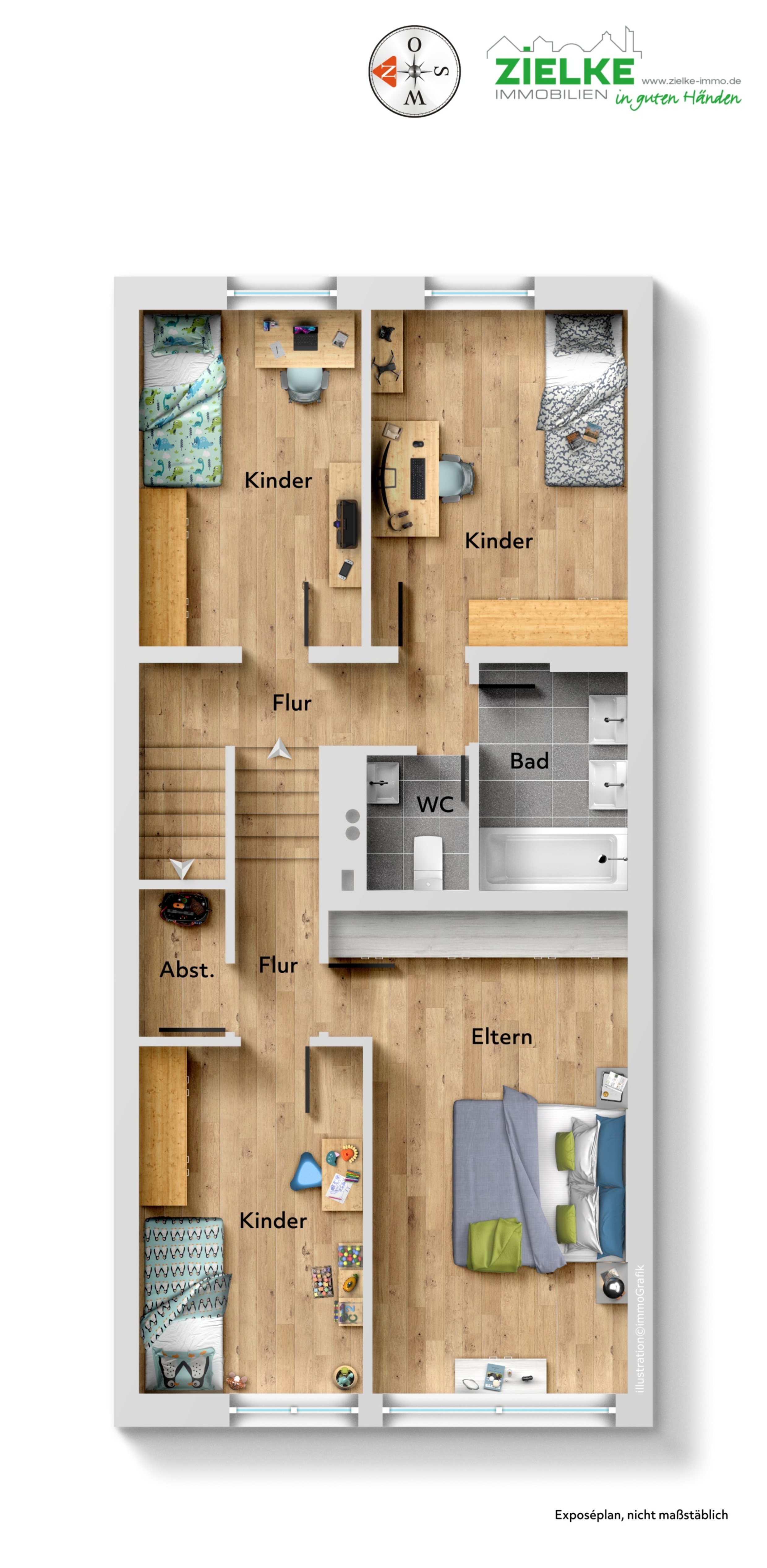 Grundriss Schlafgeschoss