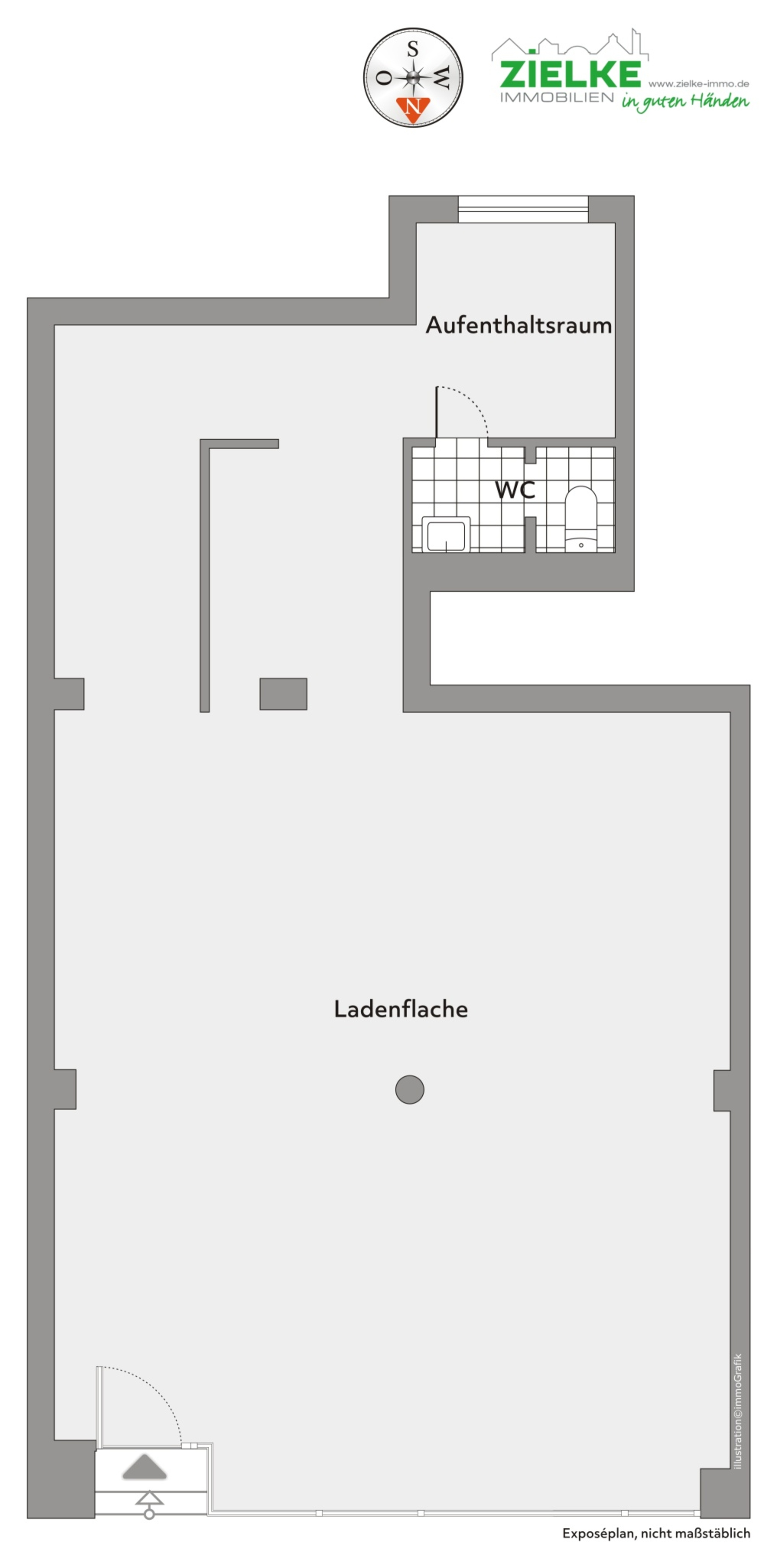 Grundriss unmöbliert