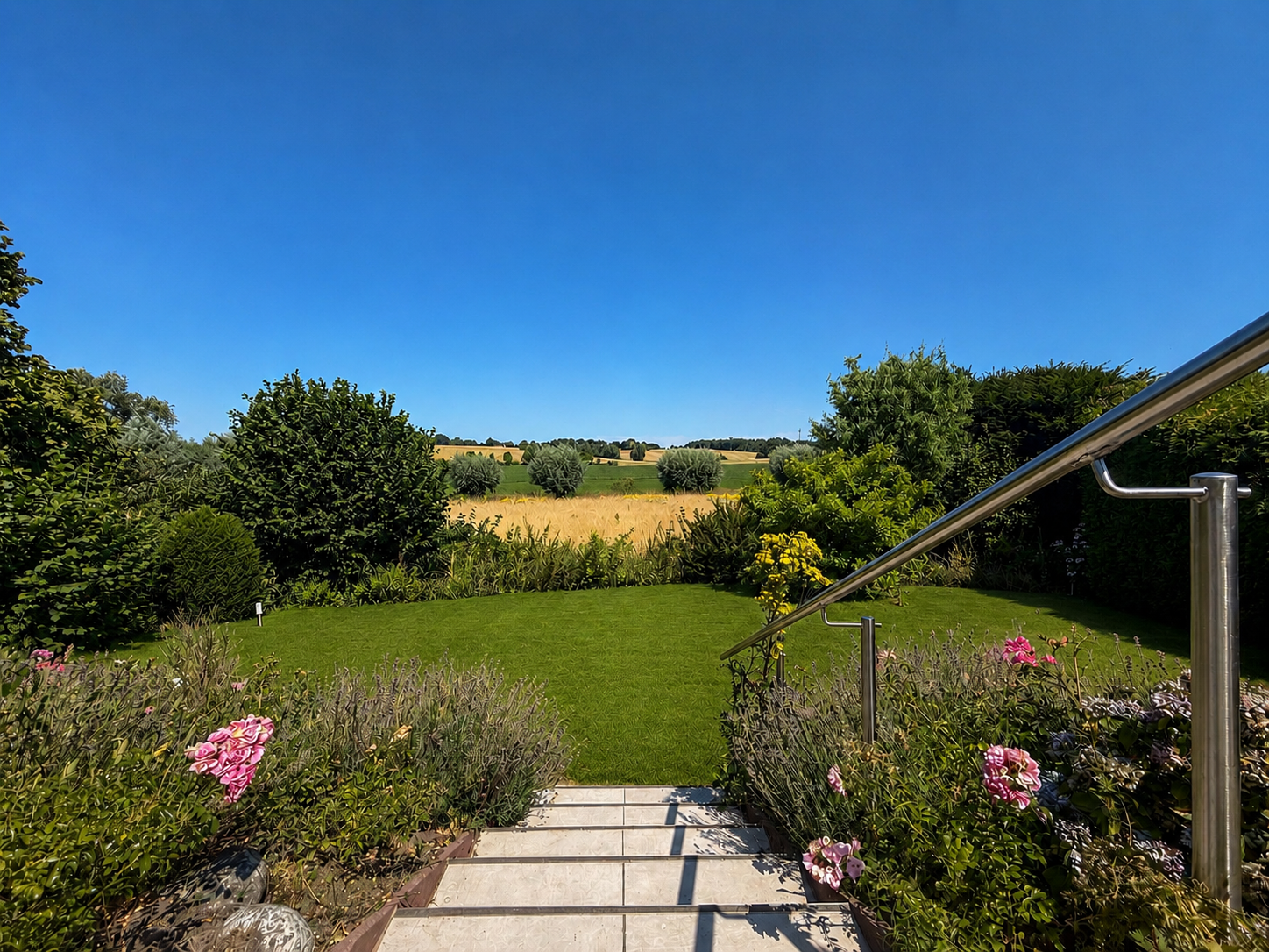 Ausblick von der Terrasse