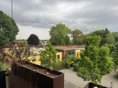 Blick vom Balkon
