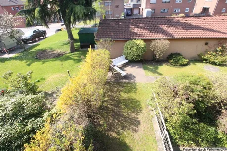 Blick in den Gemeinschaftsgarten