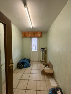 ehemalige Küche jetzt Arbeitszimmer