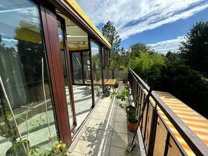 vermietete DG Wohnung Balkon