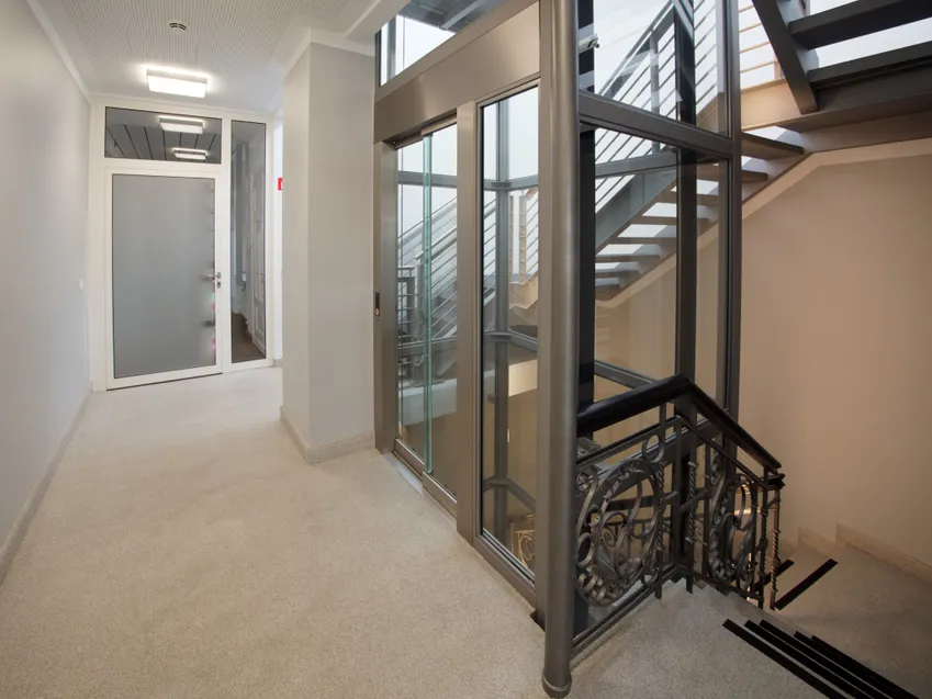 Eingangsbereich zum Gewerbe