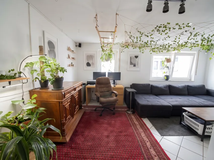 Wohnzimmer - mit KI bearbeitet