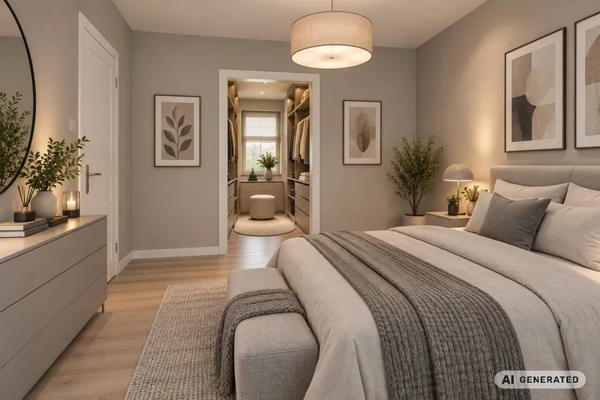 Schlafzimmer EG Visualisierung