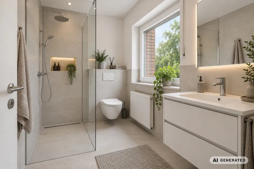Badezimmer OG Visualisierung