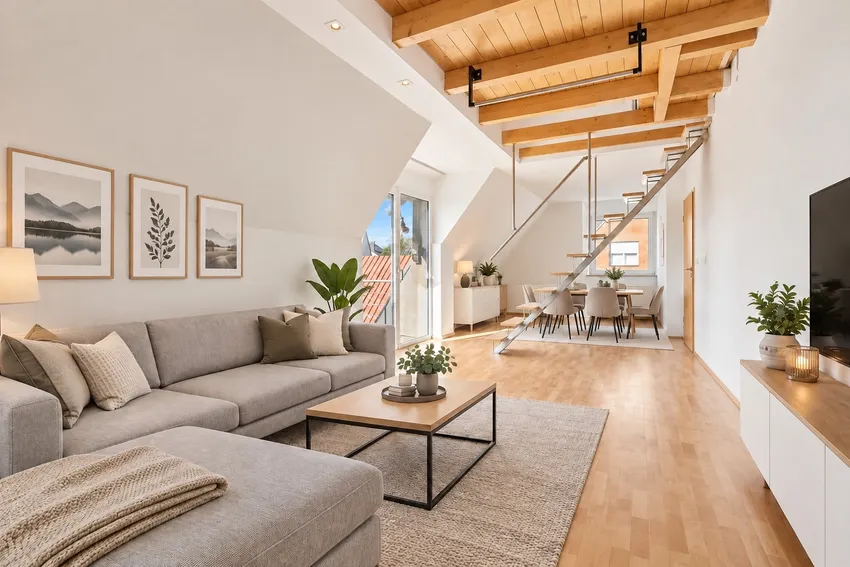 Wohnzimmer DG Visualisierung