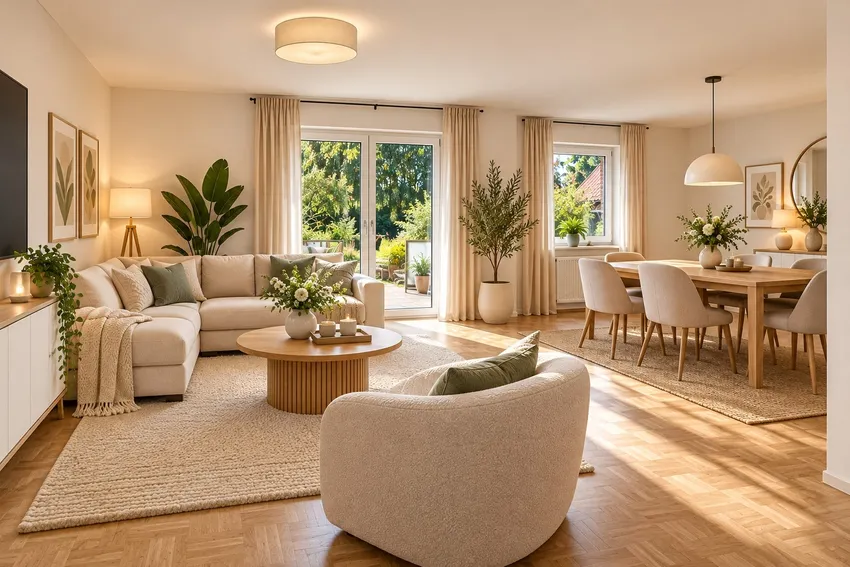 Wohnzimmer EG Visualisierung