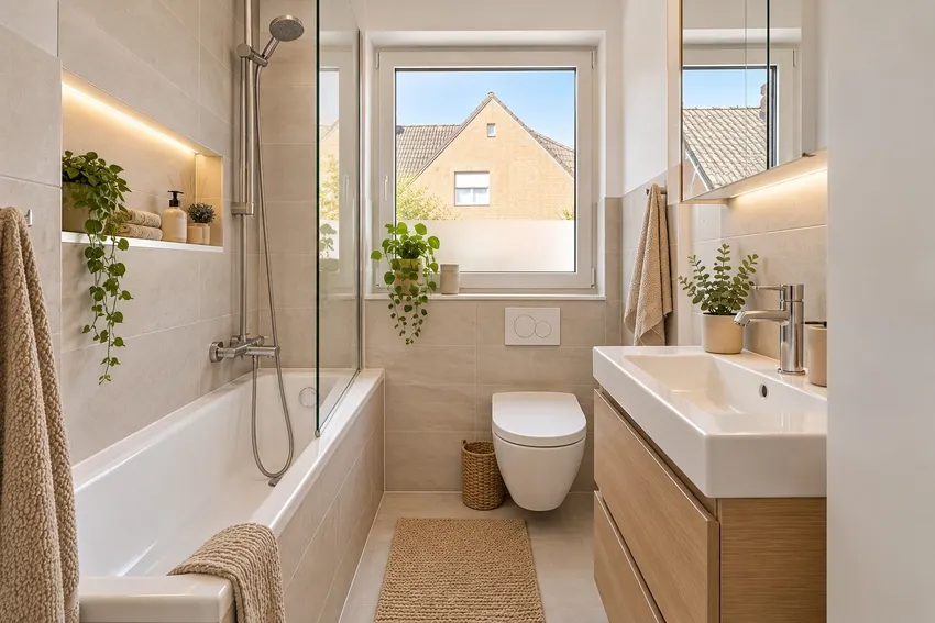 Badezimmer EG Visualisierung