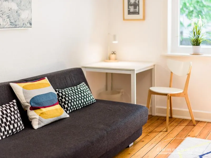 Wohnraum mit Schlafcouch