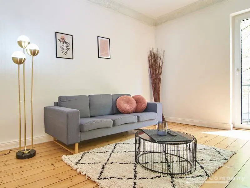 Möblierte Wohnung mit zwei Balkonen im beliebten Hamburg Eimsbüttel