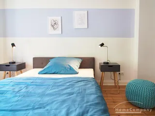 Möblierte Wohnung mit zwei Balkonen im beliebten Hamburg Eimsbüttel