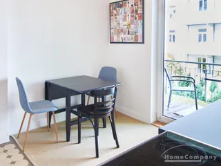 Möblierte Wohnung mit zwei Balkonen im beliebten Hamburg Eimsbüttel