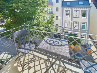 Balkon am Wohnzimmer
