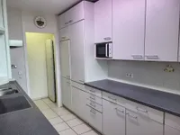 Einbauküche und Speisekammer