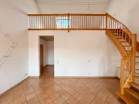 Wohnbereich/ Galerie