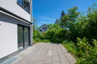 sonnige Terrasse