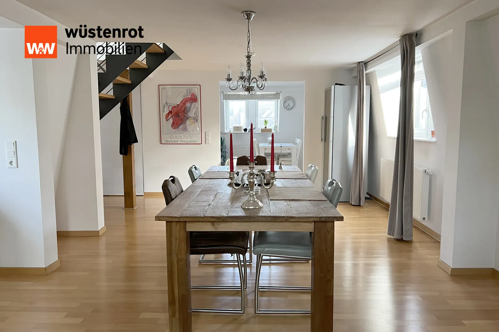 5,5 Zimmer mit Galerie und Dachloggia: Wohnen über den Dächern von Ludwigsburg - Foto 2