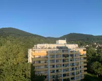 Ausblick Balkon Schlafzimmer 