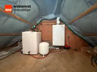 Dachboden: Gas-Zentralheizung
