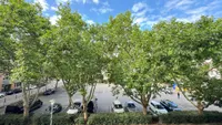 Blick vom Balkon