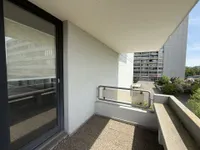 Blick vom Balkon