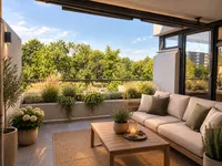 Terrasse KI-erzeugtes Bild