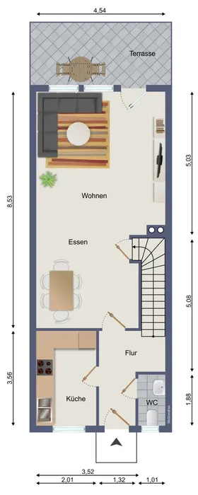 Grundriss Erdgeschoss