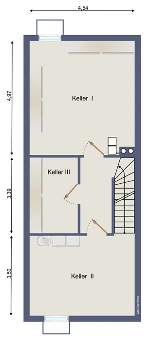 Grundriss Kellergeschoss