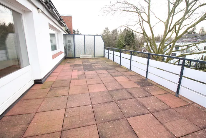 Süd/West-Dachterrasse