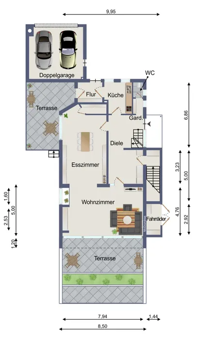Grundriss Erdgeschoss
