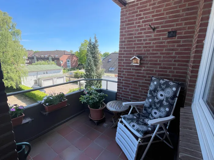 Süd/Ost-Balkon