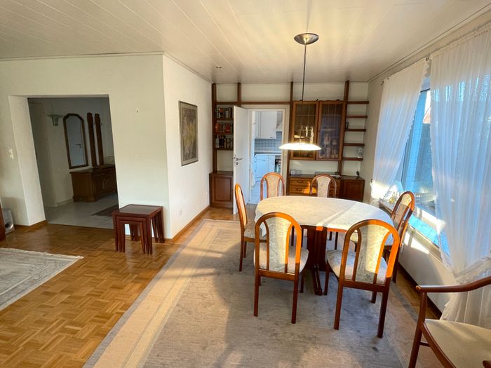 Essbereich im Wohnzimmer