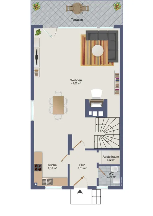 Grundriss Erdgeschoss