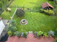 Blick in den Garten aus DG