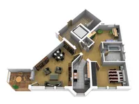 visualisierter Grundriss