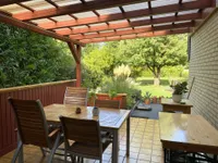 Freisitz mit Gartenblick