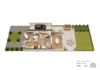 Visualisierter Grundriss EG