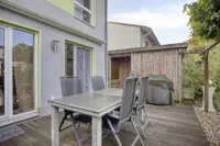 Terrasse mit großer Markise 