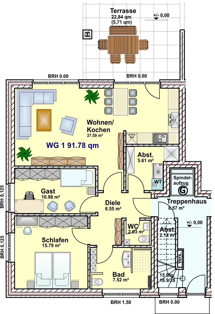 Grundriss ETW 1