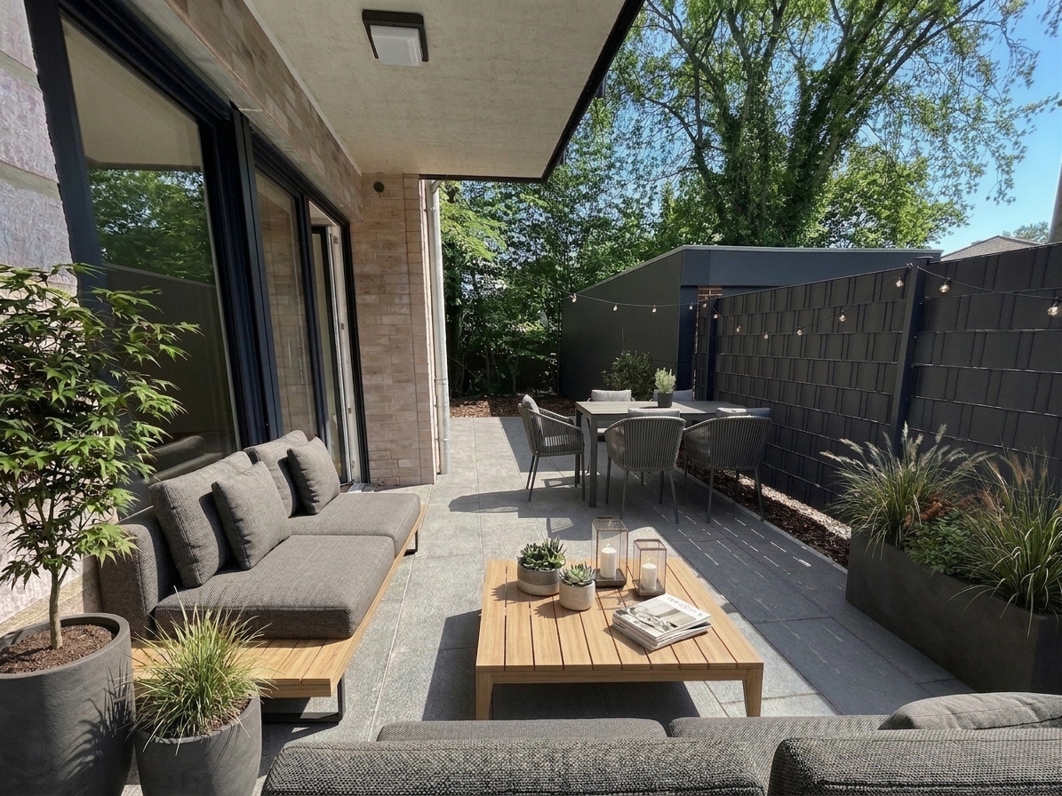 Terrasse *Bild mit KI bearbeitet*