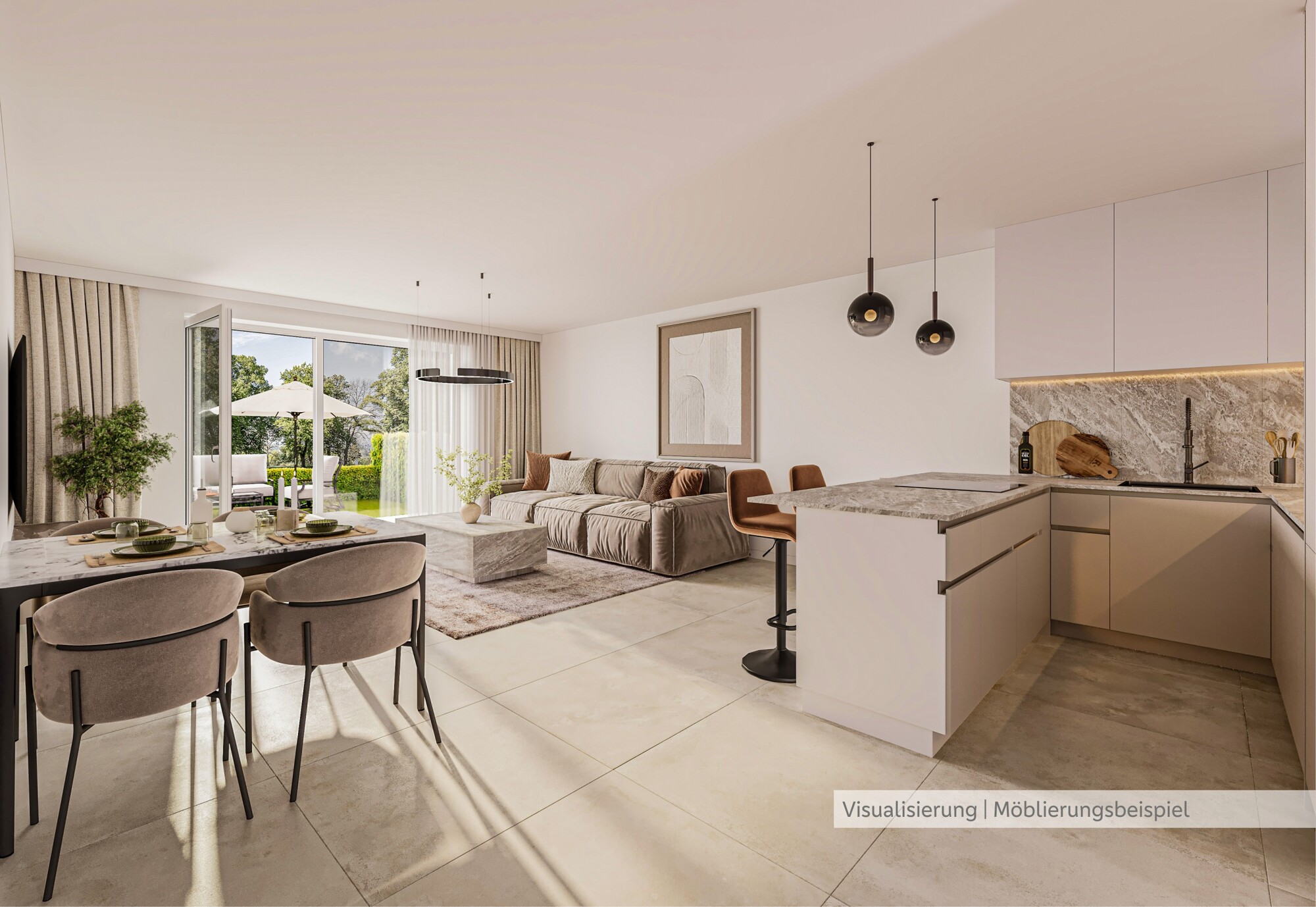 Visualisierung | Wohn-/Essbereich