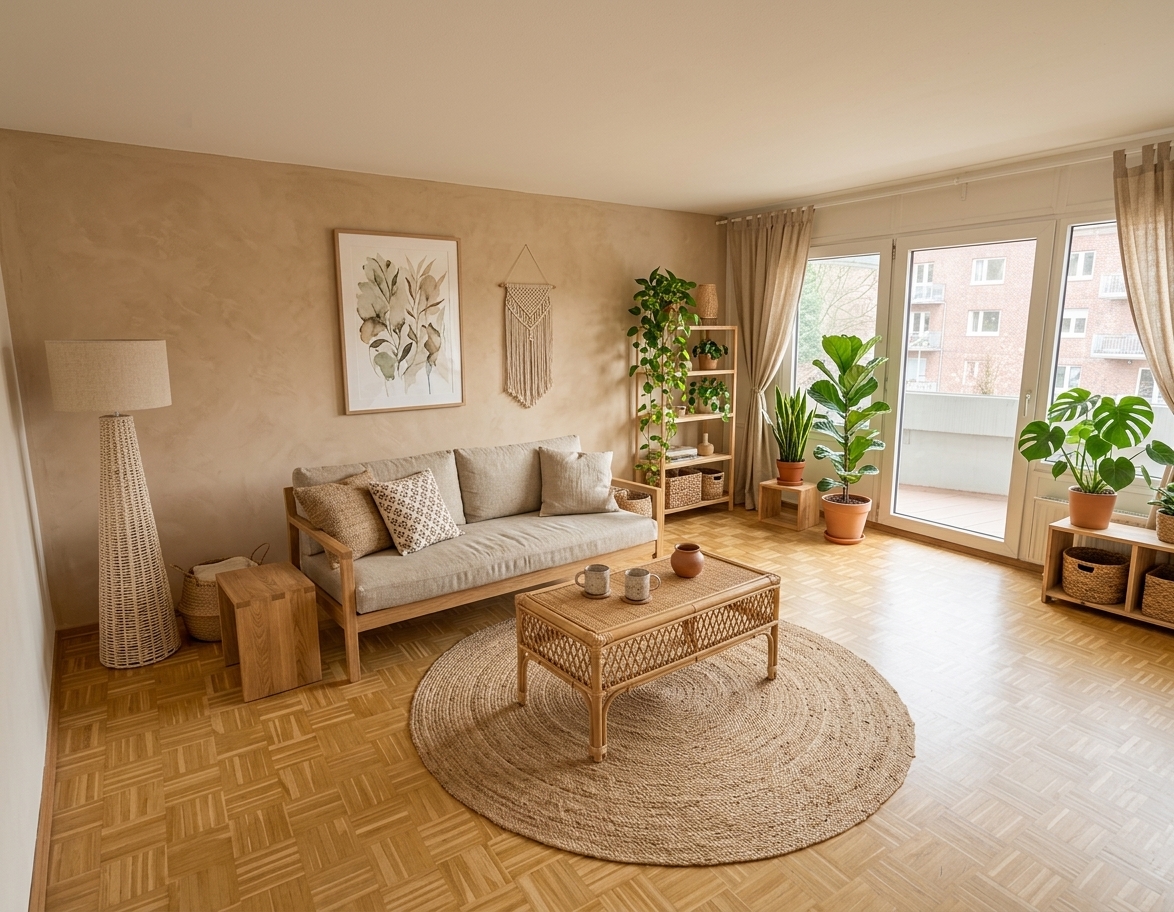Wohnzimmer * Bild mit KI bearbeitet *